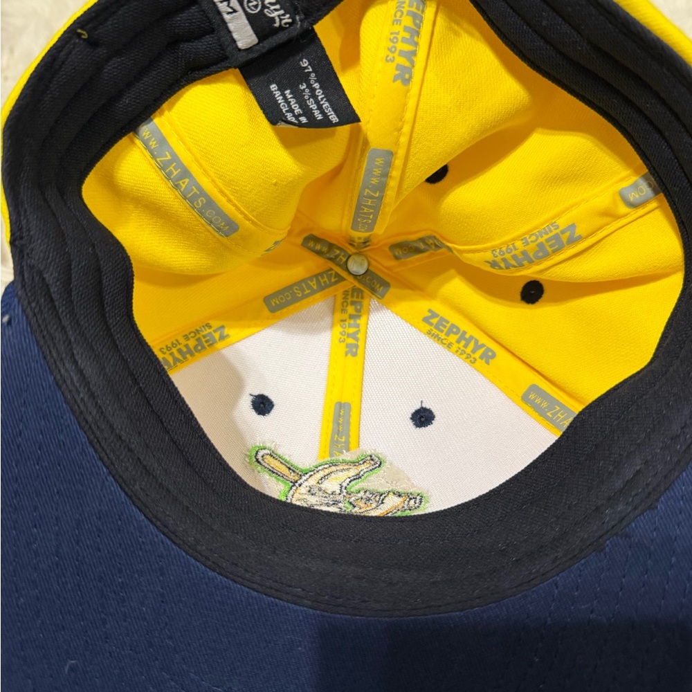 Savannah Banana Yellow and Blue Cap with Banana Embroidery - Picture 3 of 3